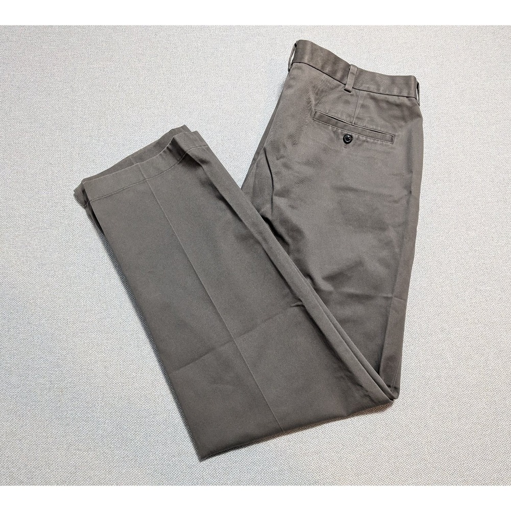 Brooks Brothers Advantage Chino Clark Mens Pants Tan 38x32 Regular W38 L32 100%